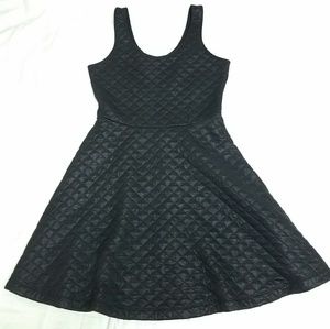 EXPRESS Black Skater Dress